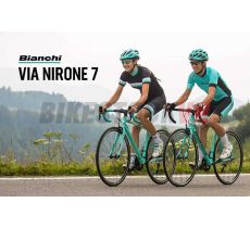 BIANCHi Nirone 7, Shimano 105 22 speeds phuộc carbon,  2020