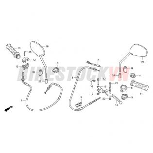 HANDLE LEVER/SWITCH/ CABLE (2) (ANC110BST/BS/BT)