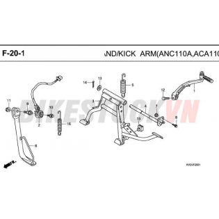 F-20-1_CHÂN CHỐNG/CẦN KHỞI ĐỘNG