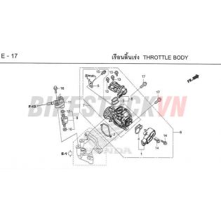 E17_BỘ HỌNG GA/KIM PHUN