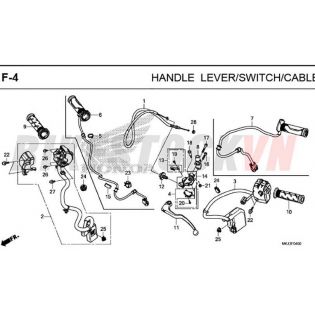 F-4_TAY LÁI/ CÔNG TẮC/ DÂY