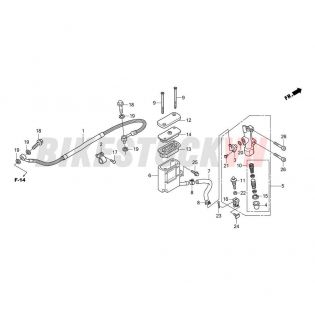 REAR BRAKE MASTER CYLINDER (1) (CBR250R (TH))