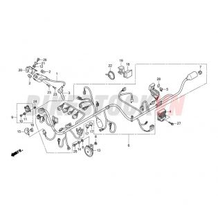 WIRE HARNESS (1) (CBR250R (TH))