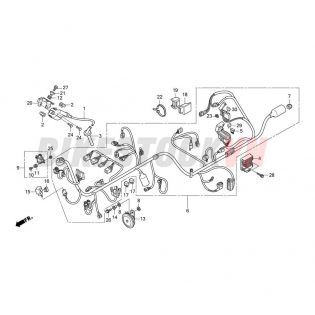 WIRE HARNESS (2) (CBR250RA (TH))