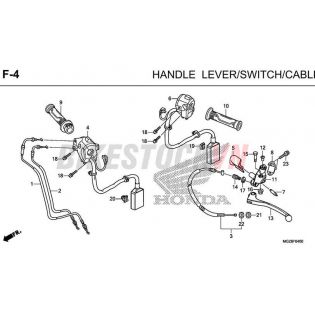 F-4_TAY PHANH/CÔNG TẮC/DÂY PHANH