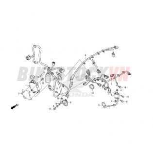 WIRE HARNESS (ACB125BTF,G,H/CBTF,G,H)