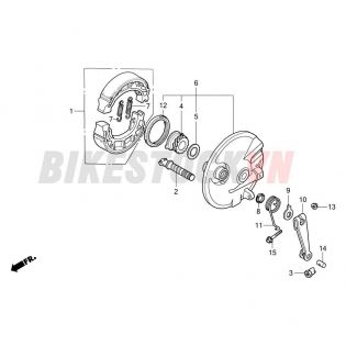 FRONT BRAKE PANEL (ANC110BDT)