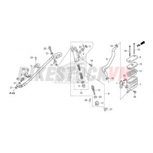 REAR BRAKE MASTER CYLINDER