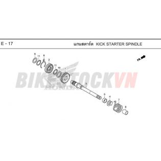 E17_KICK STARTER SPINDLE