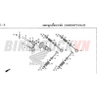 E-3_TRỤC CAM/XU PÁP