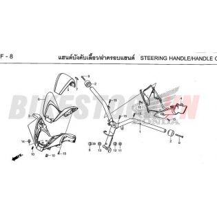 F-8_ỐP TAY LÁI/ỐNG TAY LÁI