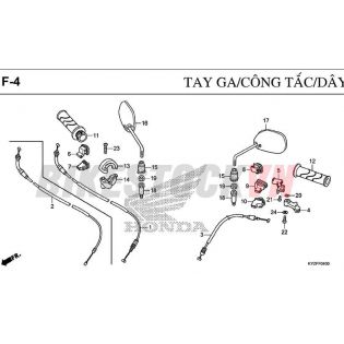 F-4_TAY GA/ CÔNG TẮC/ DÂY