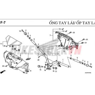 F-7_ỐNG TAY LÁI/ ỐP TAY LÁI