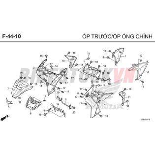 F-44-10_ỐP TRƯỚC/ ỐP ỐNG CHÍNH