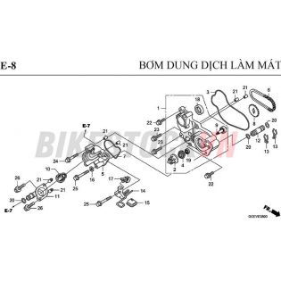 E-8_BƠM DUNG DỊCH LÀM MÁT