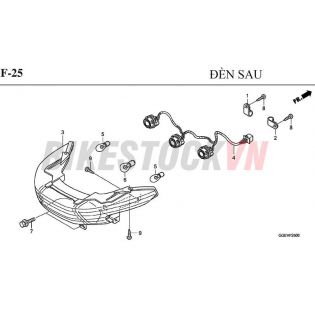 F-25_BỘ ĐÈN SAU