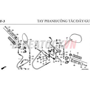 F-3_TAY LÁI/CÔNG TẮT/ DÂY/GƯƠNG