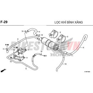 F-29_HỘP LỌC KHÍ BÌNH XĂNG