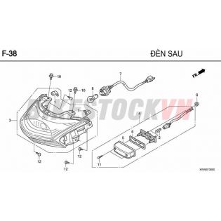 F38_ĐÈN SAU