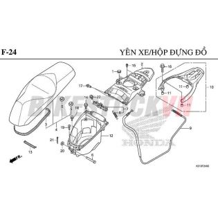 F-24_YÊN XE/ HỘP ĐỰNG ĐỒ