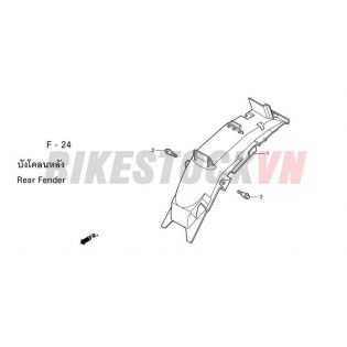 F-24_ỐP CHẮN BÙN SAU