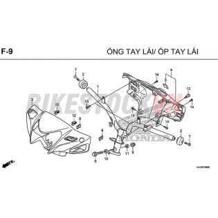 F9_ỐP TAY LÁI/ỐNG TAY LÁI