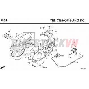 F24_YÊN XE/HỘP ĐỰNG ĐỒ