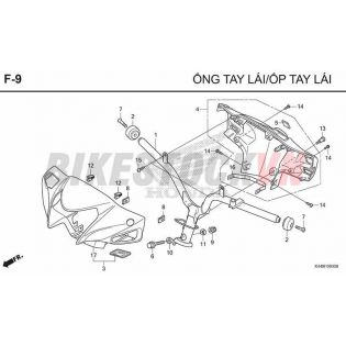 F9_ỐNG TAY LÁI/ỐP TAY LÁI