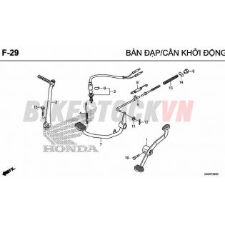 F29_BÀN ĐẠP/ CẦN KHỞI ĐỘNG