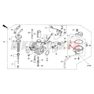 CARBURETOR (NF125T/T1/ T2/MT/MT1/ MT2) 1