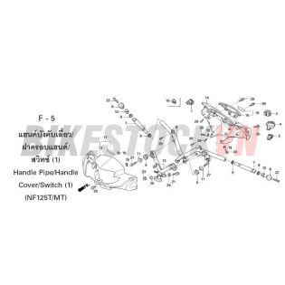 F-5_ỐNG TAY LÁI/ ỐP TRƯỚC