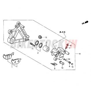 REAR BRAKE CALIPER (PT)