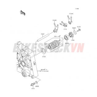 ENGINE GEAR CHANGE DRUM/SHIFT FORK(S)