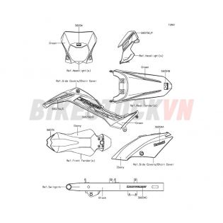 CHASSIS DECALS(GREEN)