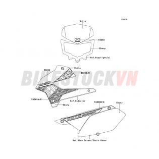 CHASSIS DECALS(B.WHITE)