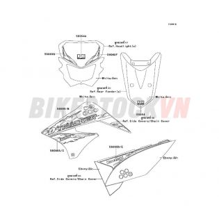 CHASSIS DECALS(WHITE)