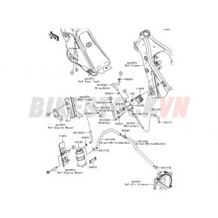 ENGINE FUEL EVAPORATIVE SYSTEM