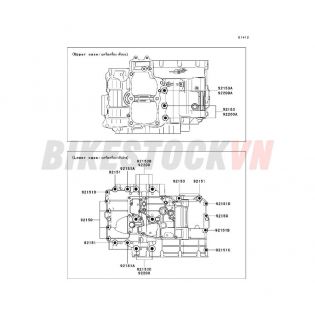 ENGINE CRANKCASE BOLT PATTERN