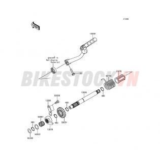 ENGINE KICKSTARTER MECHANISM