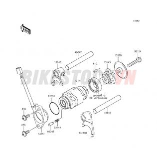 ENGINE GEAR CHANGE DRUM/SHIFT FORK(S)