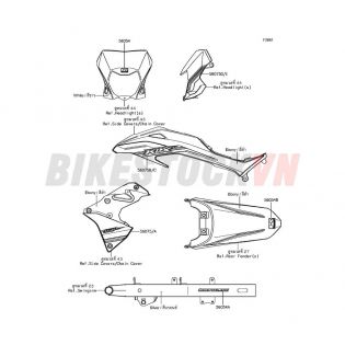 CHASSIS DECALS(EBONY)