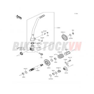 ENGINE KICKSTARTER MECHANISM