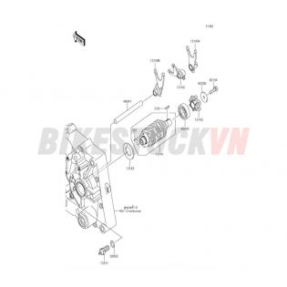 ENGINE GEAR CHANGE DRUM/SHIFT FORK(S)