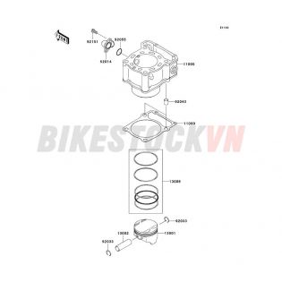 ENGINE CYLINDER/PISTON(S)