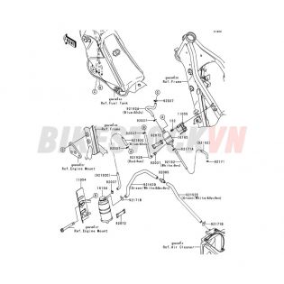 ENGINE FUEL EVAPORATIVE SYSTEM