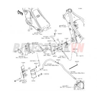 ENGINE FUEL EVAPORATIVE SYSTEM