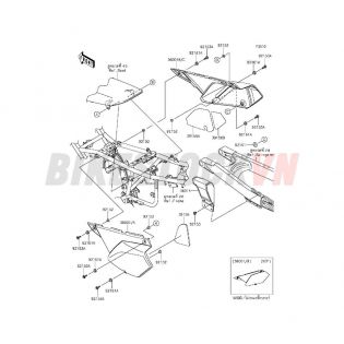 CHASSIS SIDE COVERS/CHAIN COVER