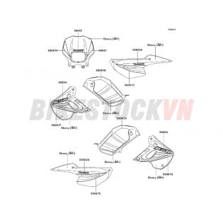 CHASSIS DECALS(EBONY)(B7F)