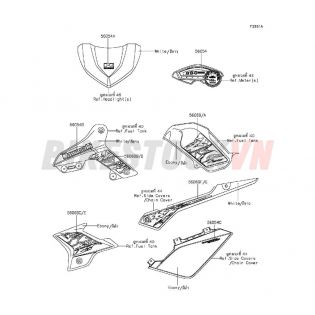 CHASSIS DECALS(WHITE)