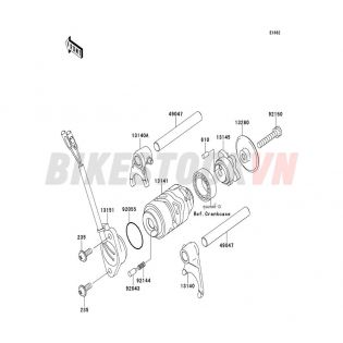 ENGINE GEAR CHANGE DRUM/SHIFT FORK(S)